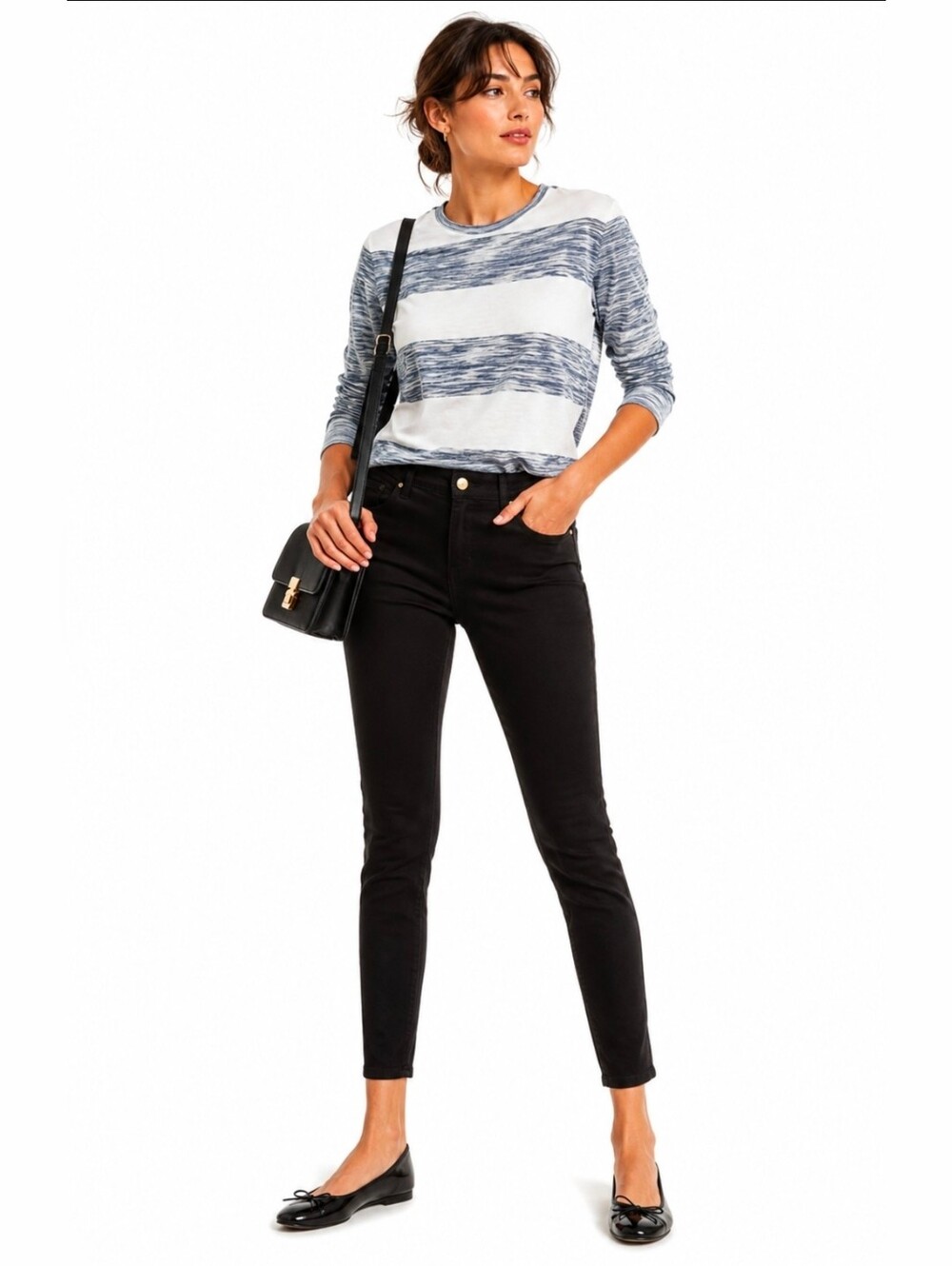 Frame Denim Le Skinny De Jeanne Women's Black Jeans, Waist 28